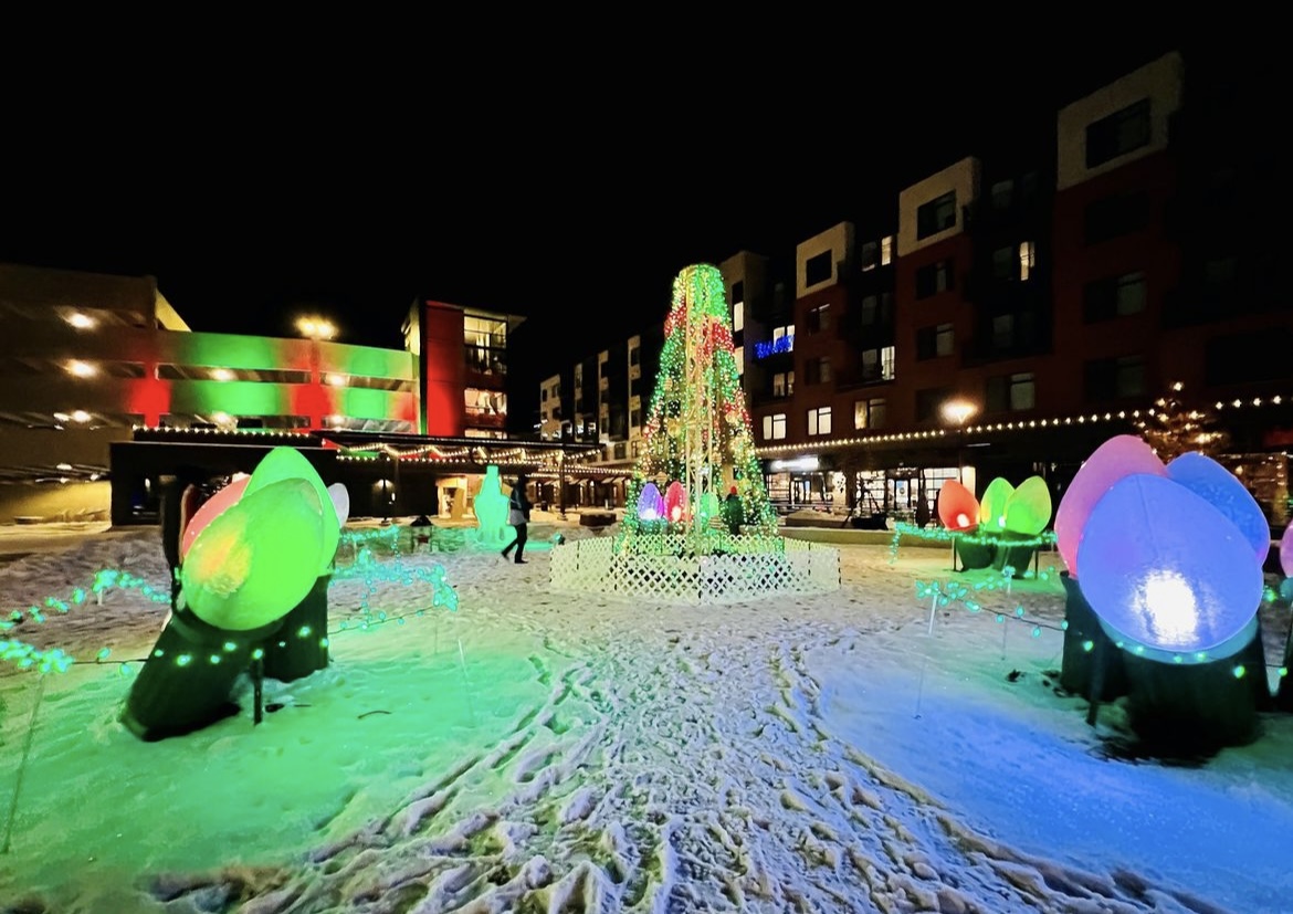 Downtown Loveland Colorado Christmas Lights